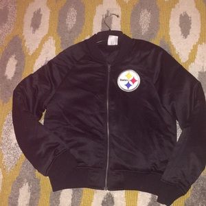 Women Pittsburgh Steelers bomber jacket